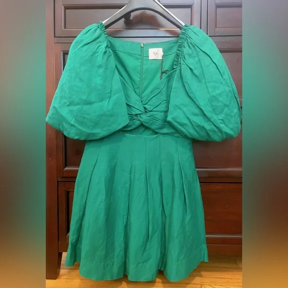 Aje Green Mini Dress Size AU10/US6
